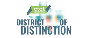 CTAT Logo with white and green lettrs